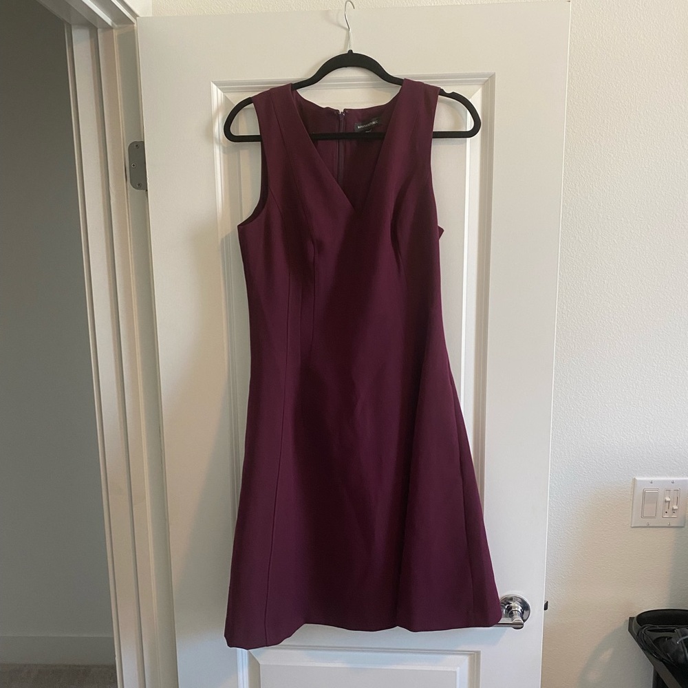 Beautiful maroon dress 12 Banana Republic